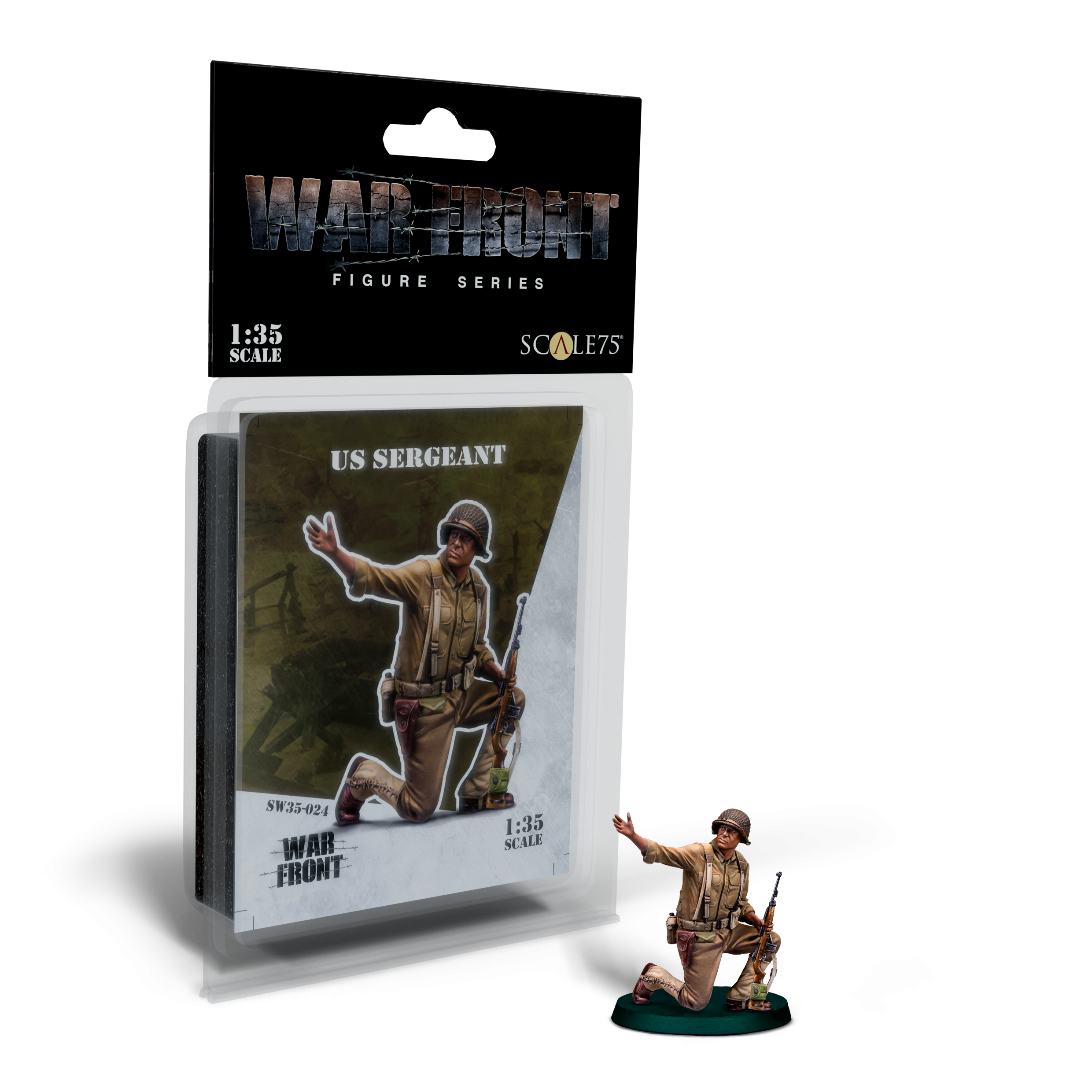 Scale75 US Sergeant figurka 1/35 nenabarvená resin