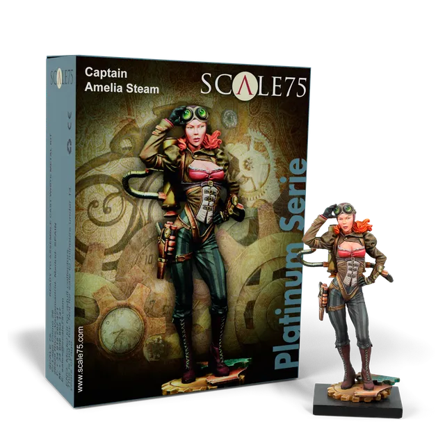 Scale75 Platinum Captain Amelia Steam figurka 75 mm kov