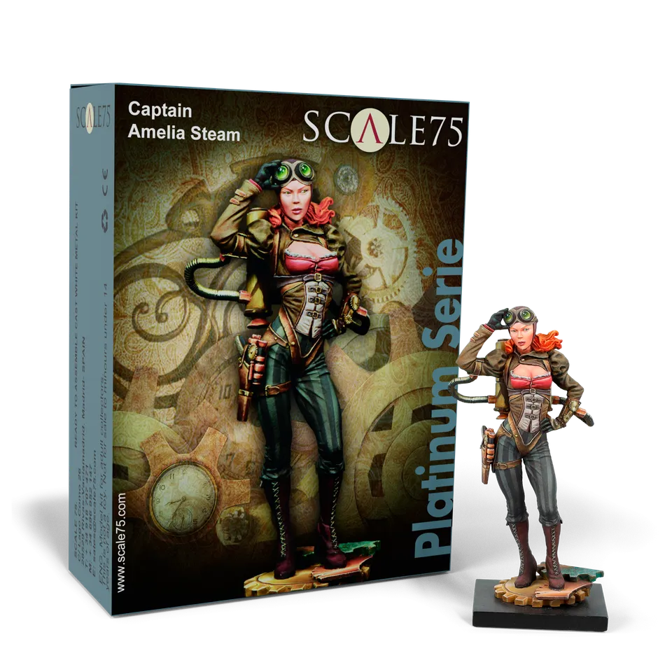 Scale75 Platinum Captain Amelia Steam figurka 75 mm kov