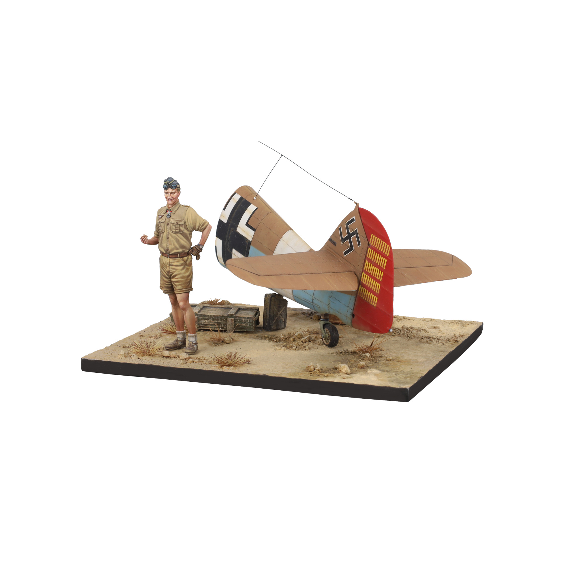 Scale75 Warfront Marseille Ace of Bf109 figurka 1/32 nenabarvená