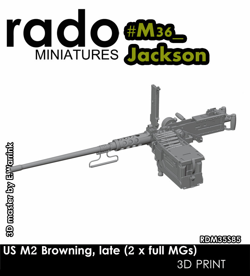 Rado Miniatures RDM35S85 kulomety Browning 1/35 2 ks