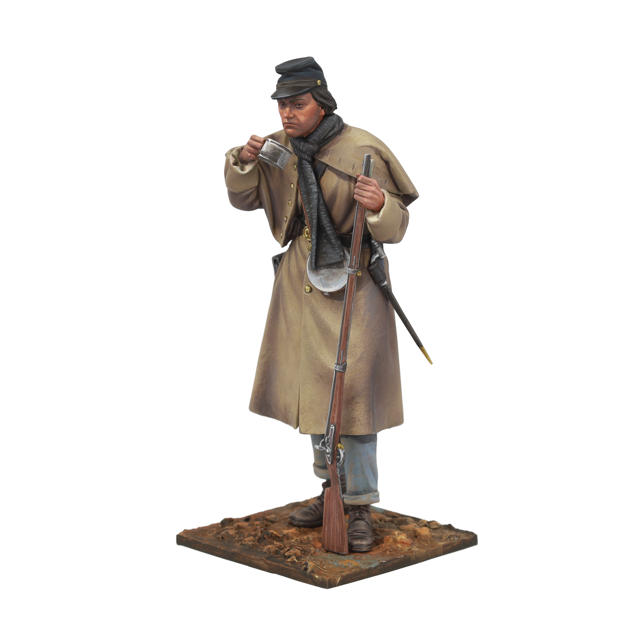 Scale75 Private 3rd Georgia Infantry 1862 figurka 75 mm