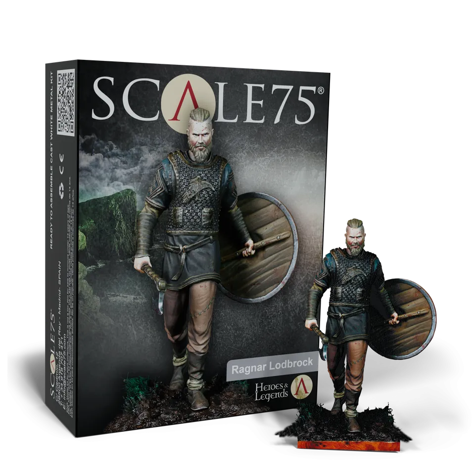 Scale75 Heroes Ragnar Lodbrok figurka 75 mm resin nenabarvená