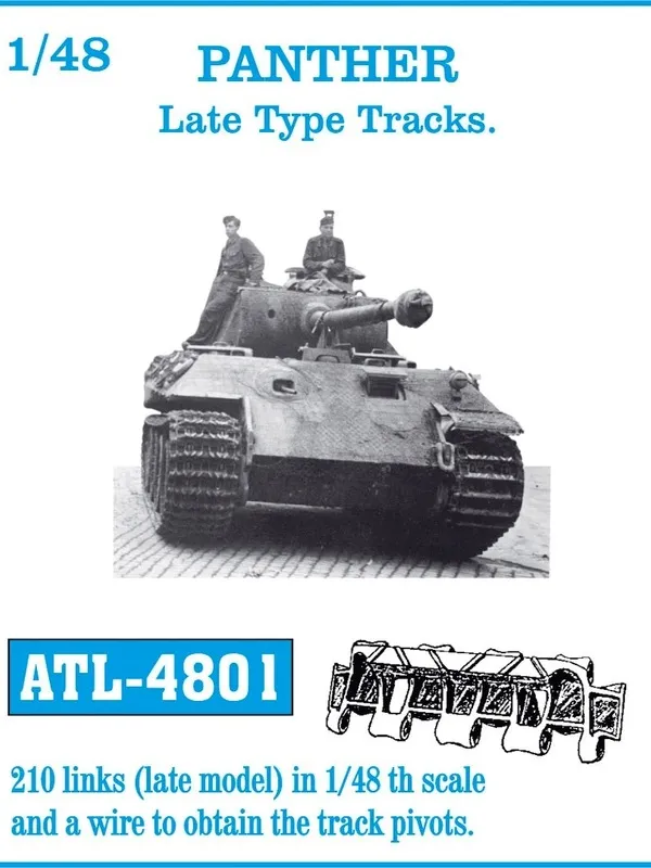 Friulmodel ATL-4801 Panther Late kovové pásy 1/48