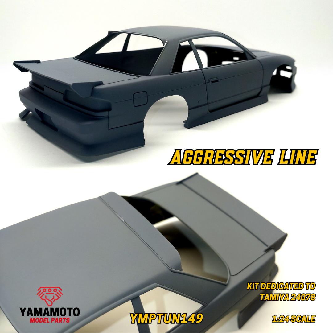Yamamoto Aggressive Line Silvia S13 transkit 1/24 Tamiya