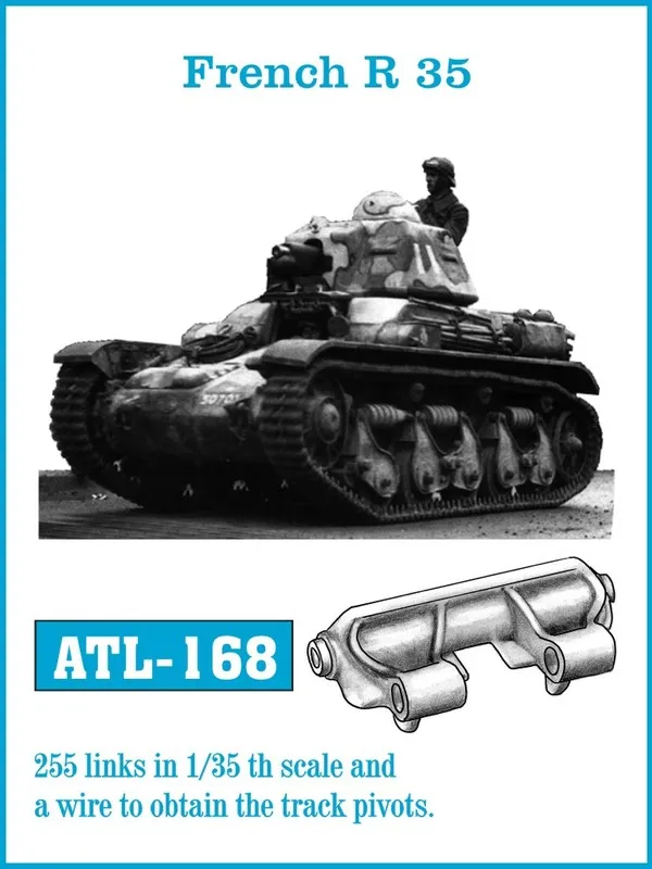 Friulmodel ATL-168 R 35 kovové pásy 1/35