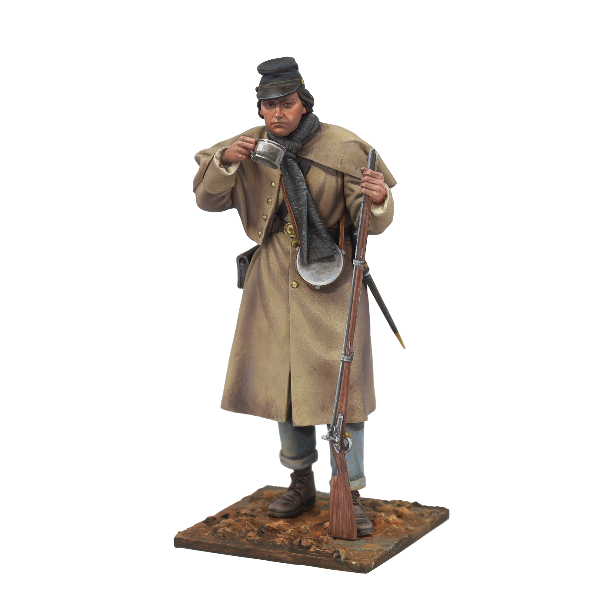 Scale75 Private 3rd Georgia Infantry 1862 figurka 75 mm