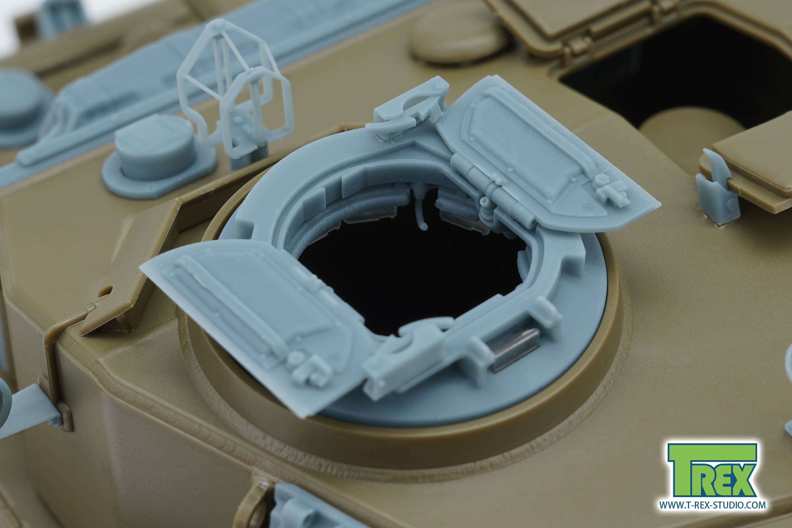 T-Rex Studio TR35108 kupole Mk.2 britský tank 1/35 s čirými díly
