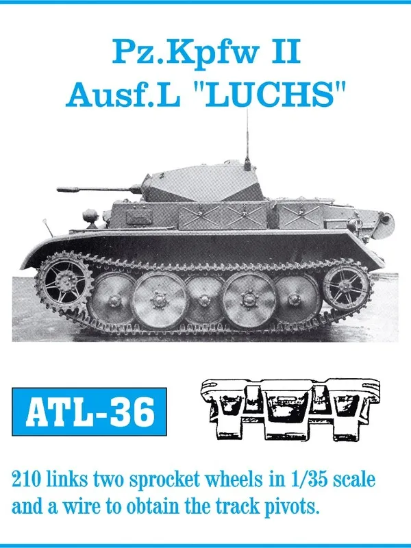 Friulmodel ATL-036 Luchs kovové pásy 1/35 210 článků