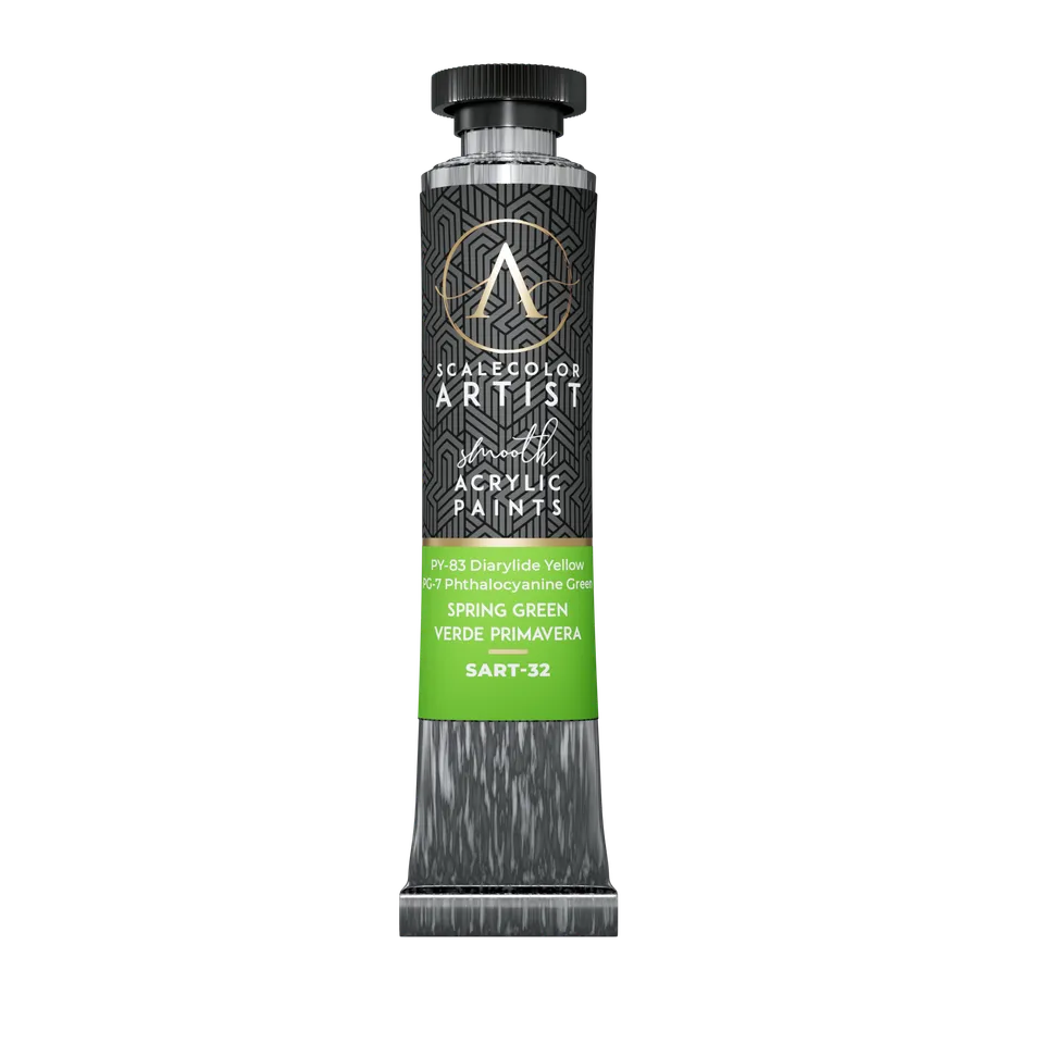 Scale75 Spring Green barva akrylová 20ml na štětec