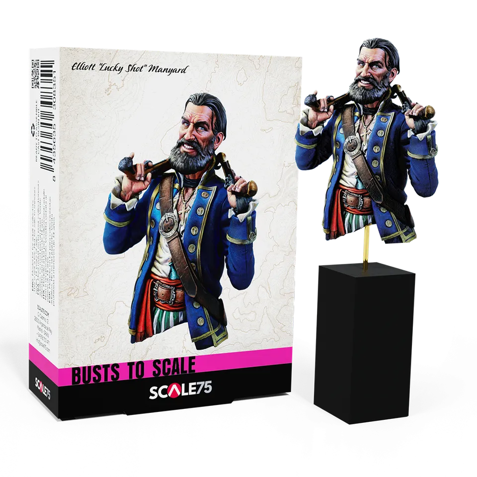 Scale75 Elliott Lucky Shot Manyard busta 1/10 nenabarvená