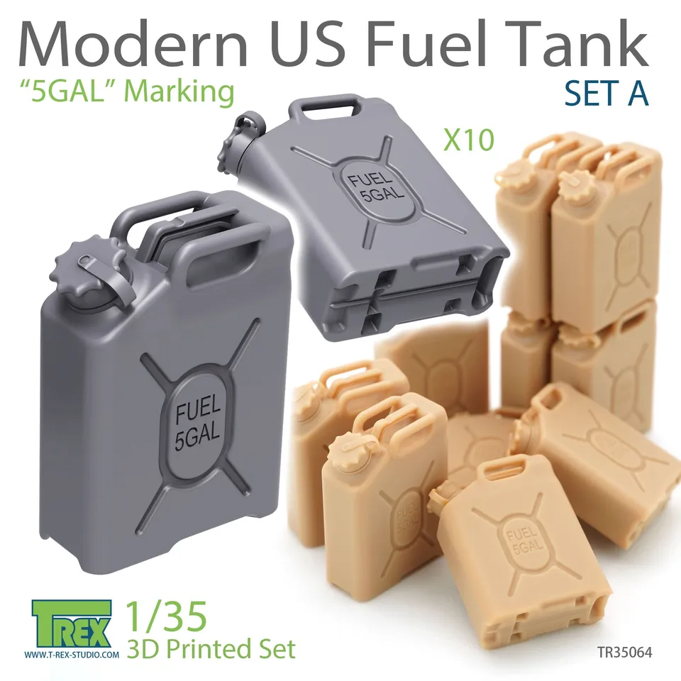 T-Rex Studio TR35064 kanystry 1/35 US 5GAL sada A