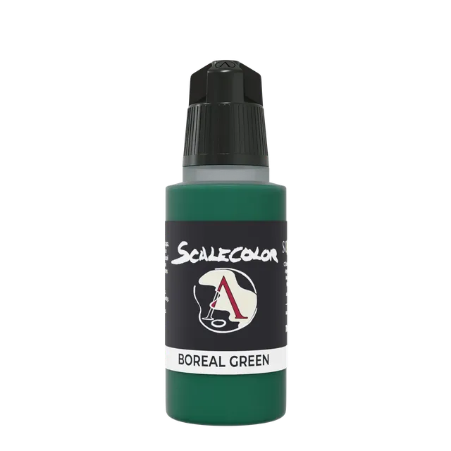 Scale75 Boreal Green akrylová barva 17 ml matný odstín