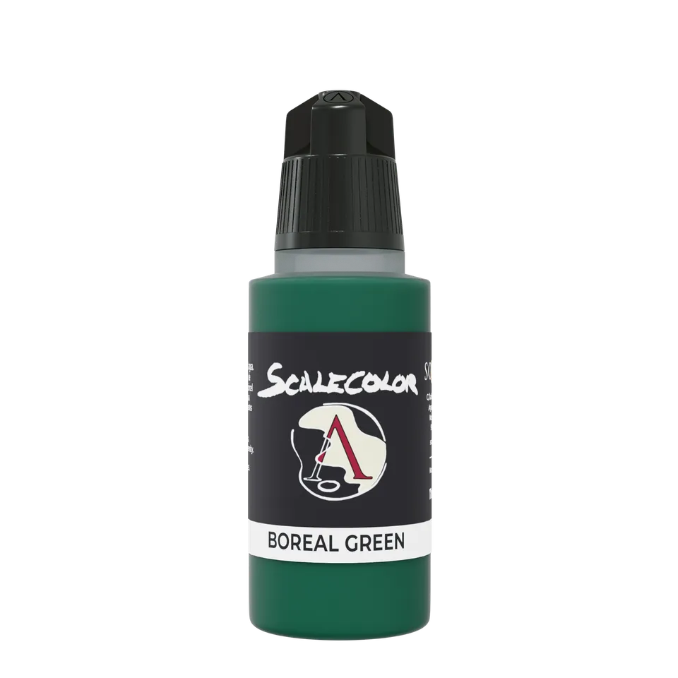 Scale75 Boreal Green akrylová barva 17 ml matný odstín