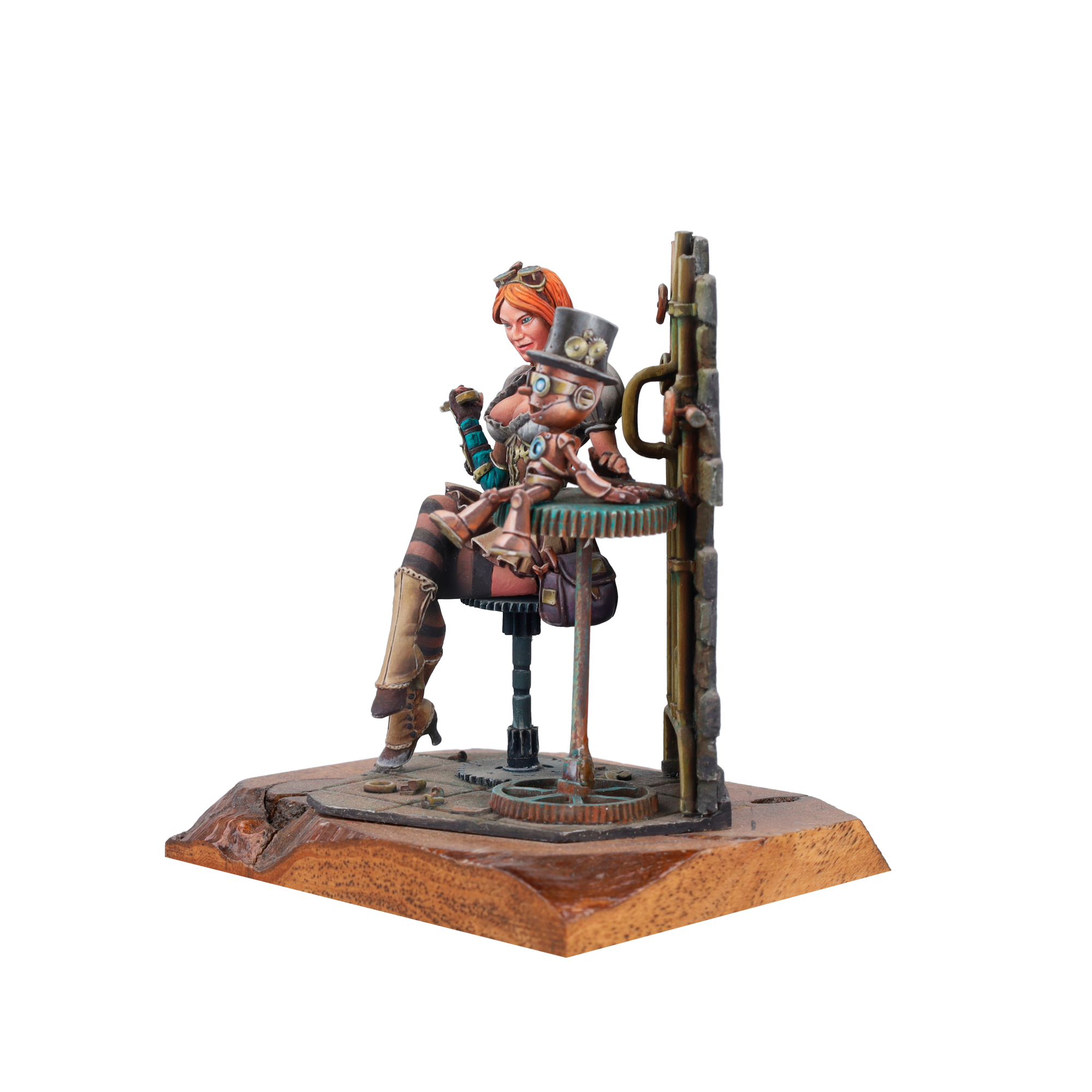 Scale75 Steam Wars Ilsa s mech lab figurka 75 mm resinová