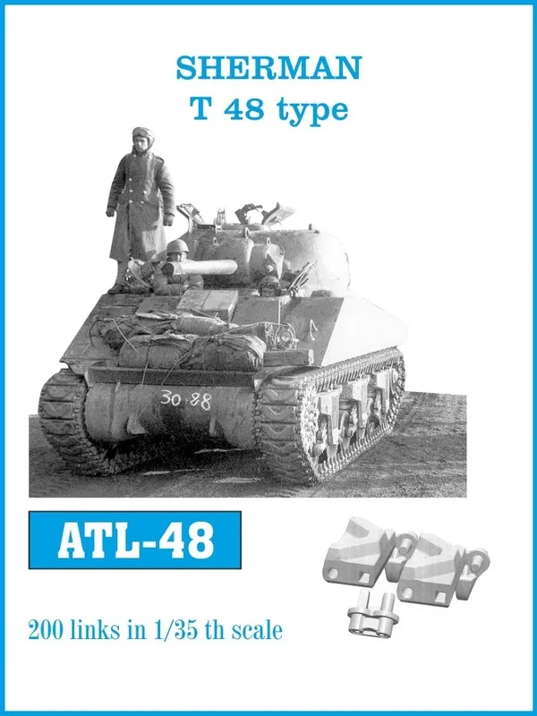Friulmodel ATL-048 Sherman T48 kovové pásy 1/35