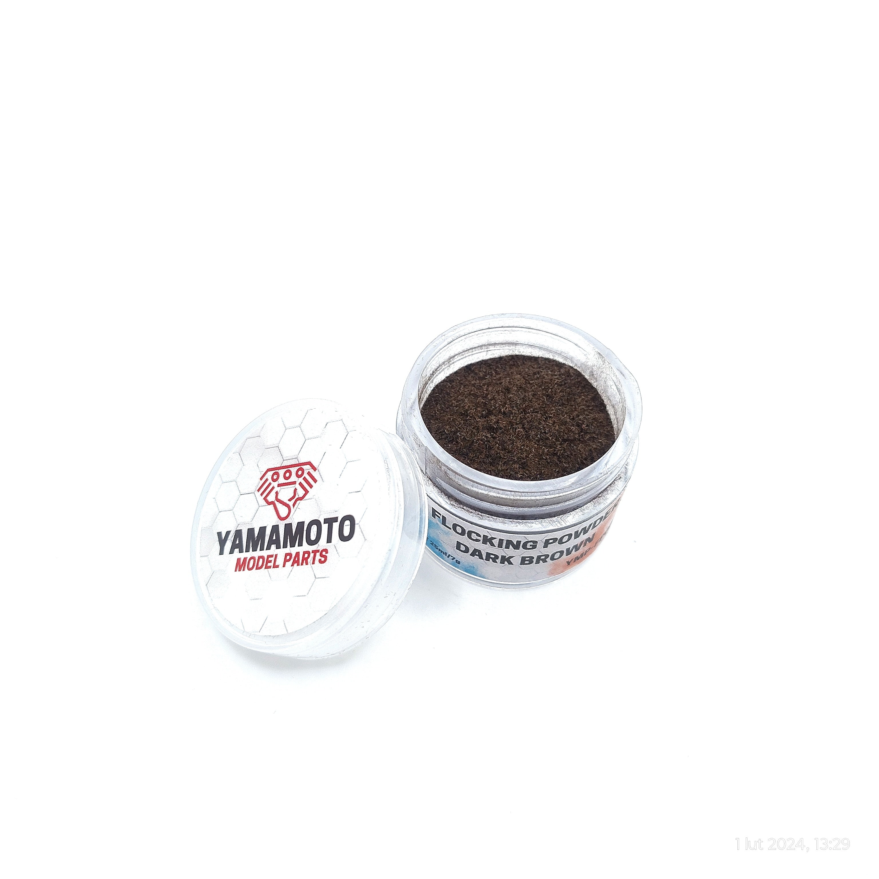 Yamamoto Flock Dark Brown posyp tmavě hnědý viskózový