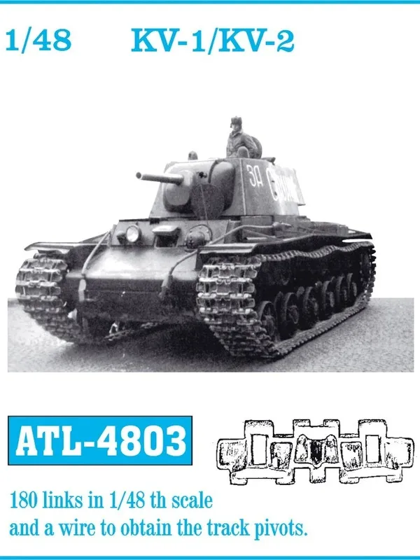 Friulmodel ATL-4803 KV-1/KV-2 kovové pásy 1/48