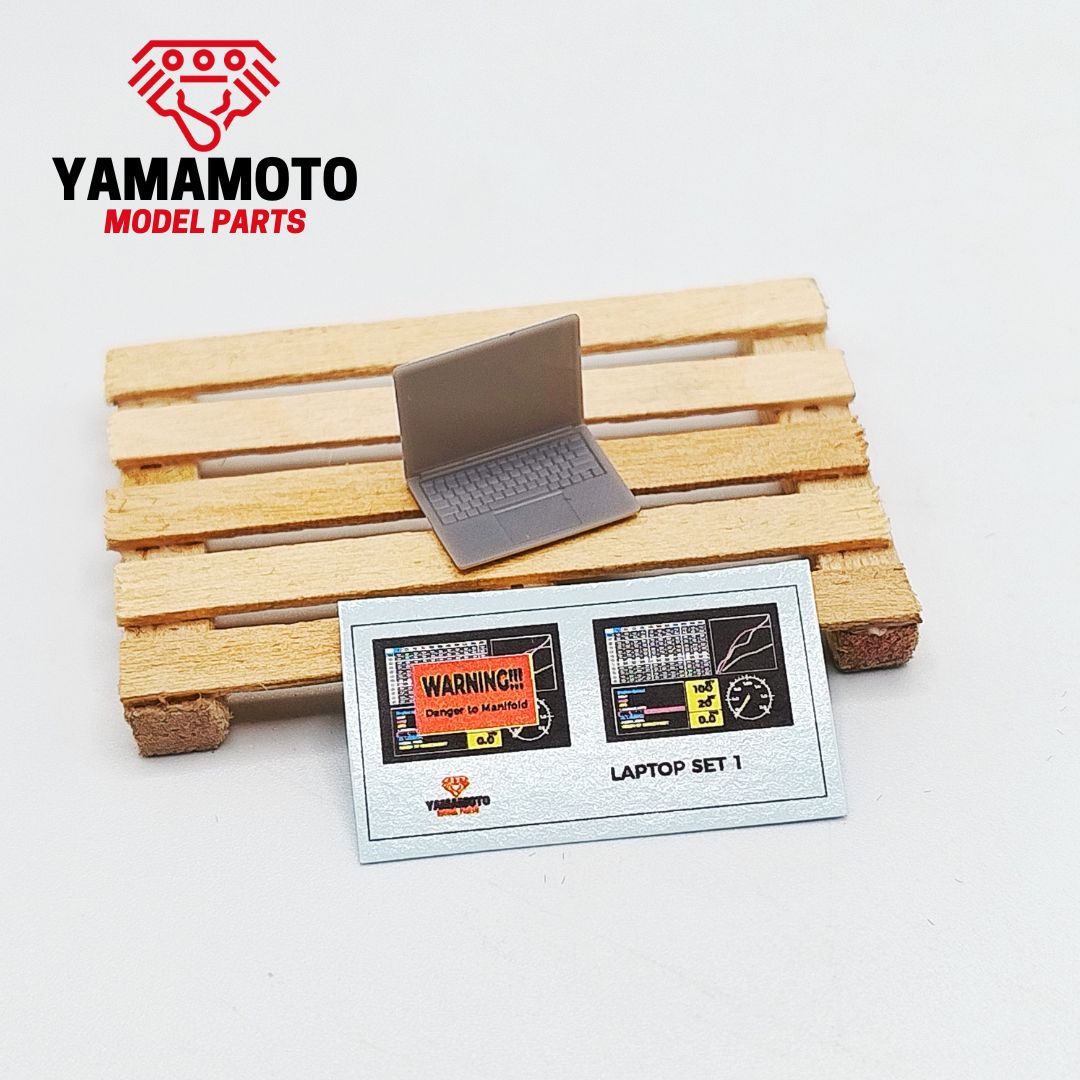 Yamamoto Model Parts Laptop Warning notebook resin