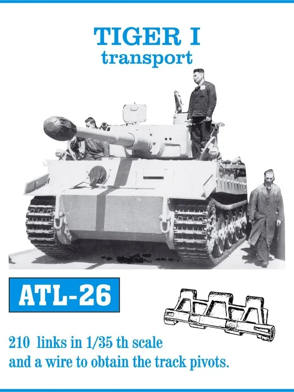 Friulmodel ATL-026 Tiger I transportní pásy 1/35