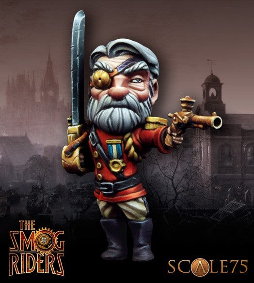 Scale75 Smog Riders Colonel Clayton figurka 35 mm chibi