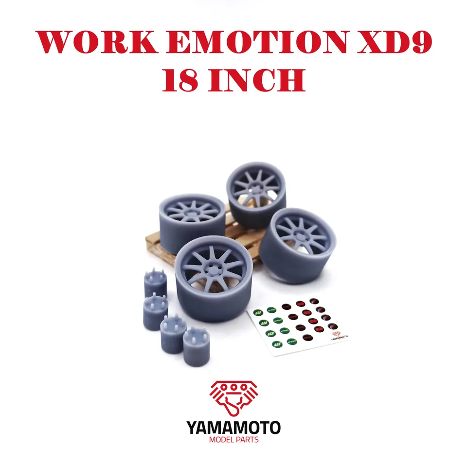 Yamamoto Work XD9 18 kola resinová 3D tisk