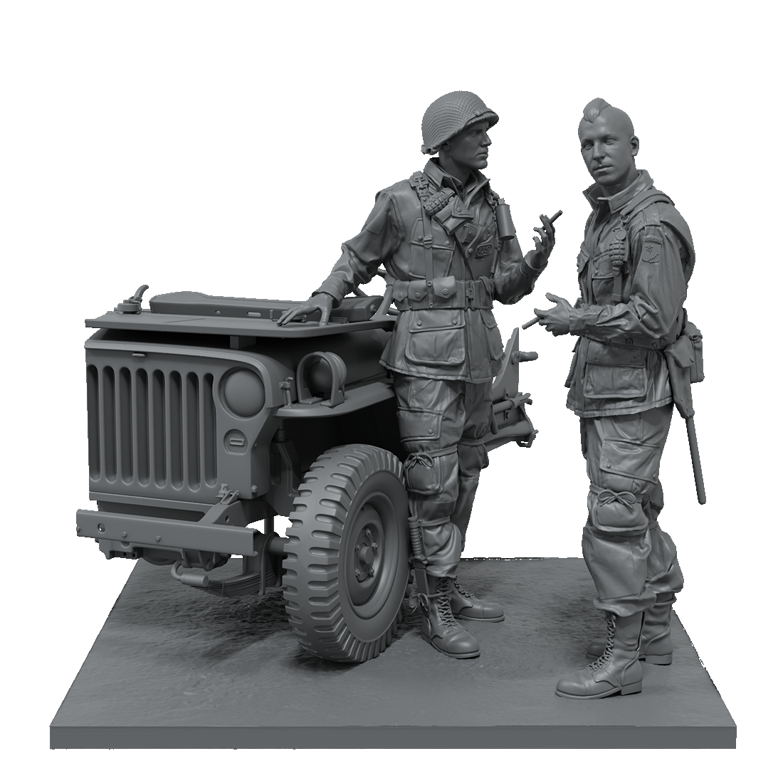 Scale75 Warfront Screaming Eagles D-Day figurka 1/35 resin
