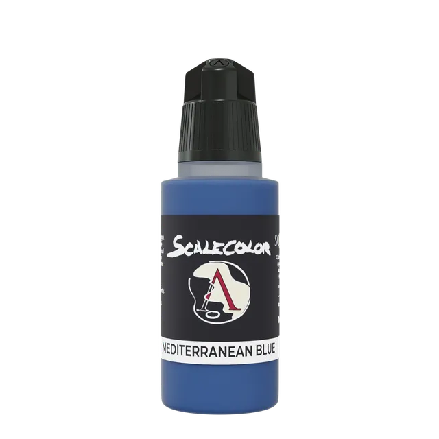 Scale75 Mediterranean Blue akrylová barva 17 ml modrá