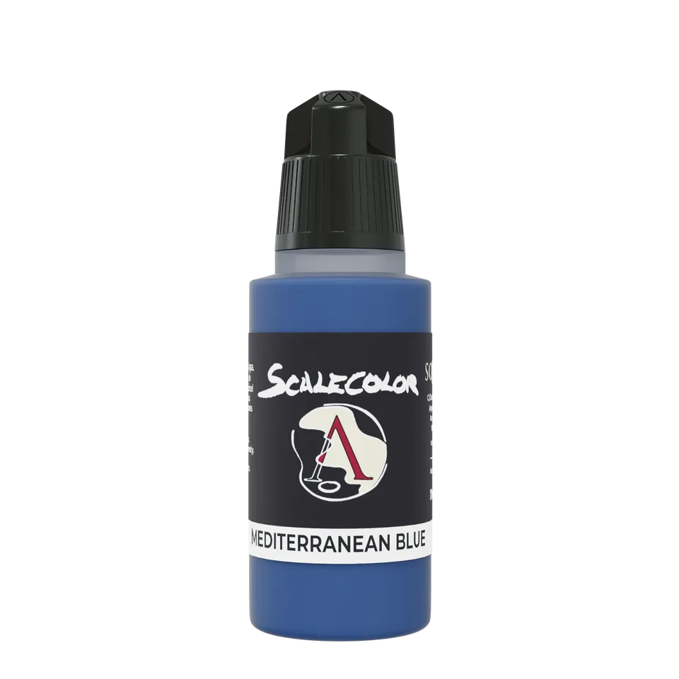 Scale75 Mediterranean Blue akrylová barva 17 ml modrá
