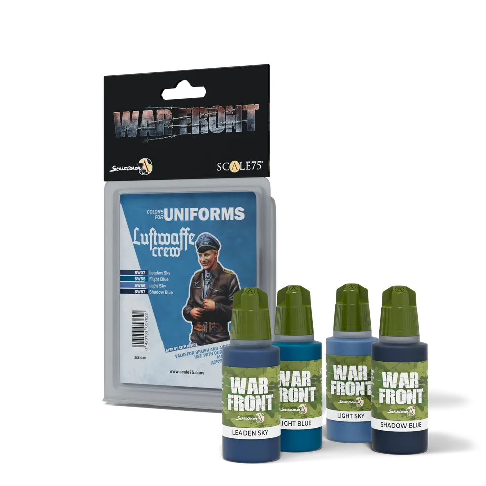 Scale75 Warfront Luftwaffe Crew sada 4 barev matná