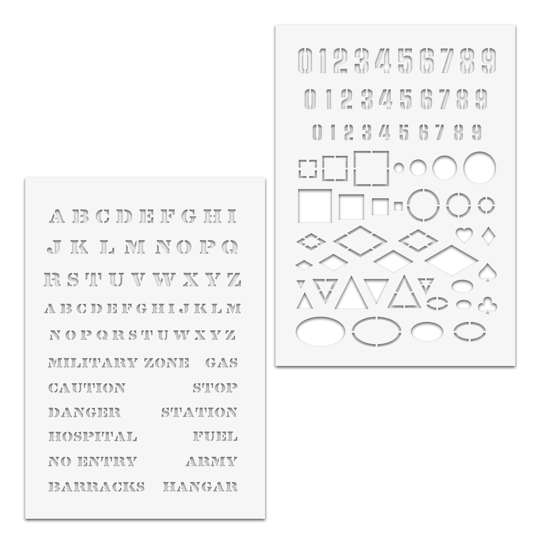 Scale75 Plastic Stencils šablony pro modely 10 ks