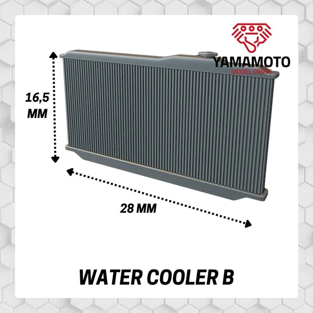 Yamamoto Model Parts Water Cooler Type B chladič 3D tisk