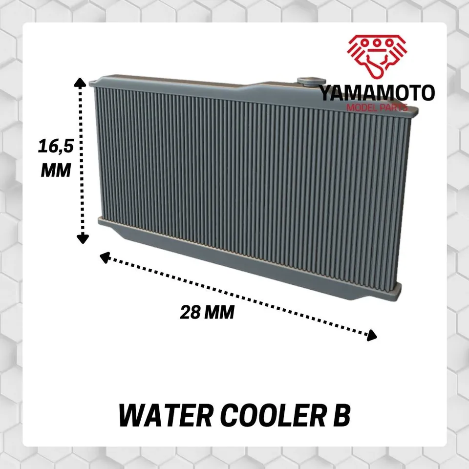 Yamamoto Model Parts Water Cooler Type B chladič 3D tisk