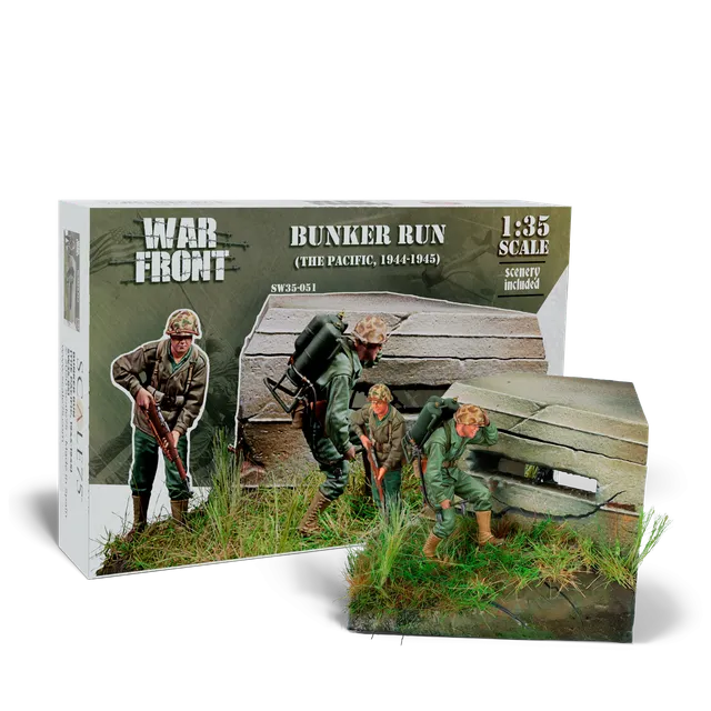 Scale75 Warfront Bunker Run Pacific figurka 1/35 resin