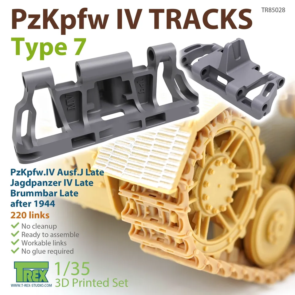 T-Rex Studio TR85028 pásy PzKpfw III/IV Type 7 1/35