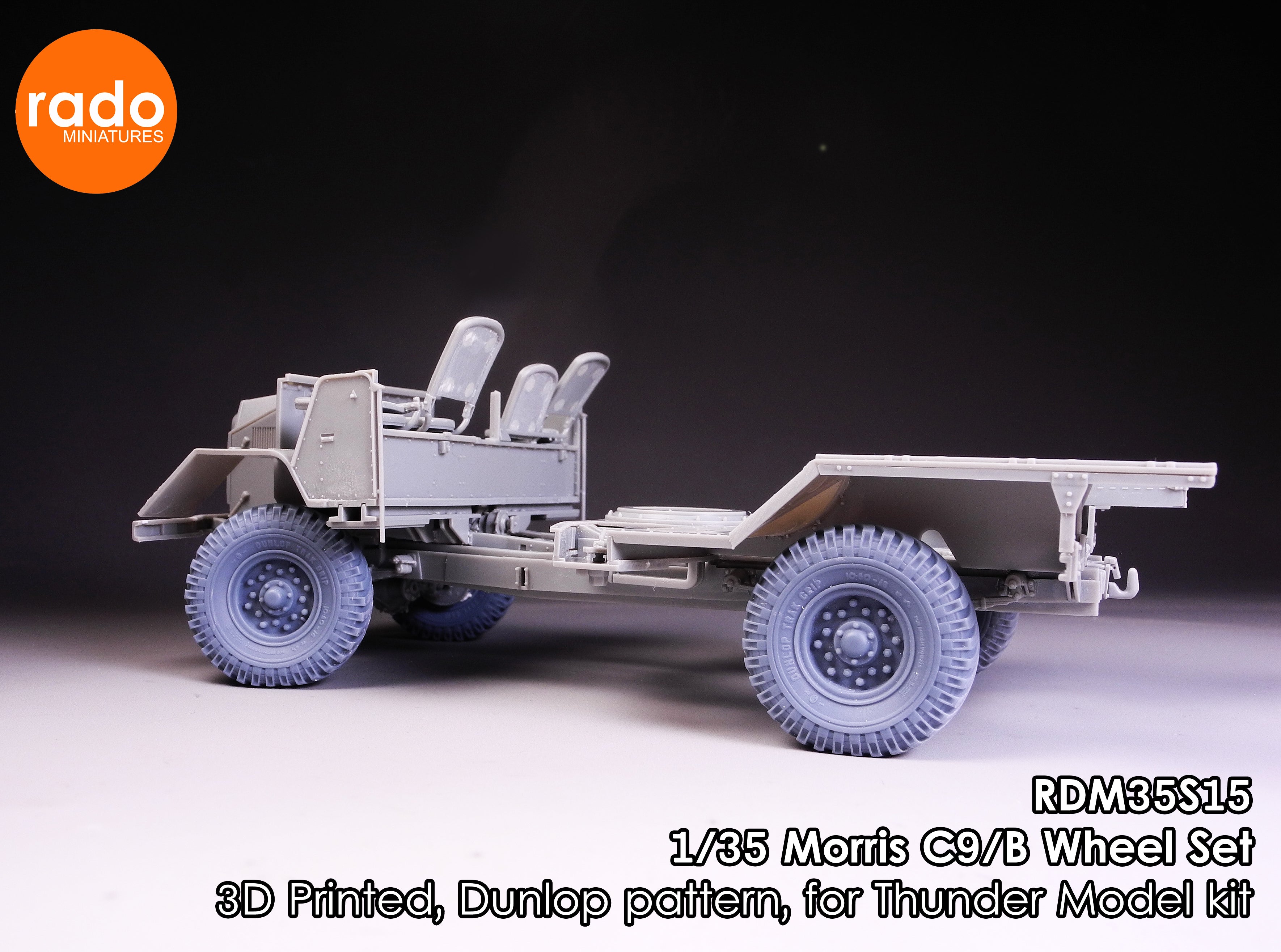 Rado Miniatures RDM35S15 kola Morris C9/B 1/35
