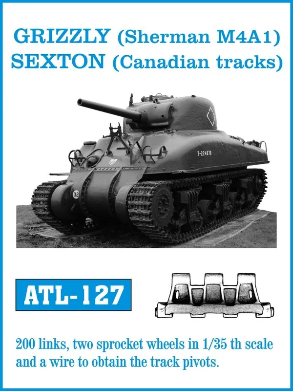 Friulmodel ATL-127 Grizzly kovové pásy 1/35