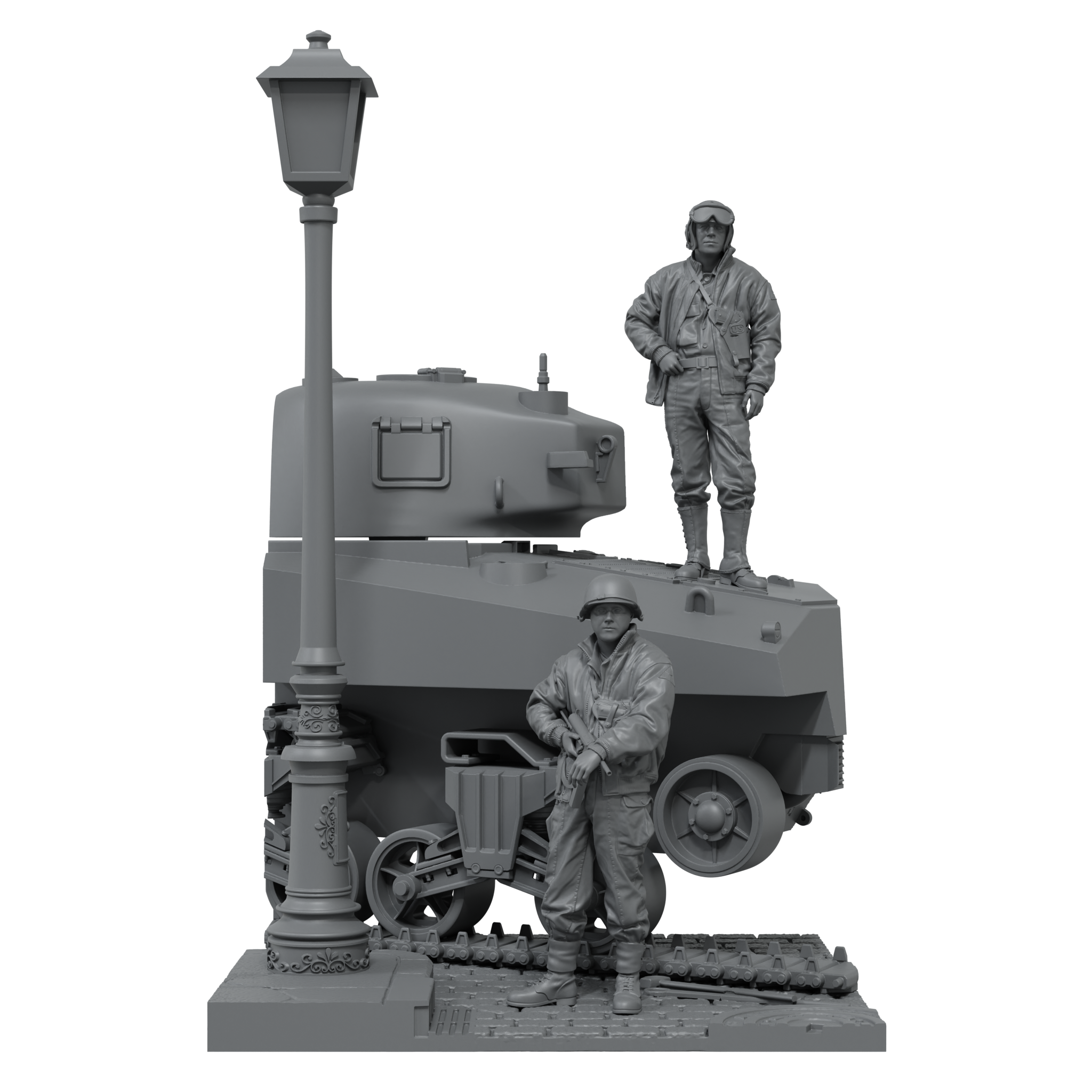 Scale75 Warfront Broken Tracks figurka 1/35 resin