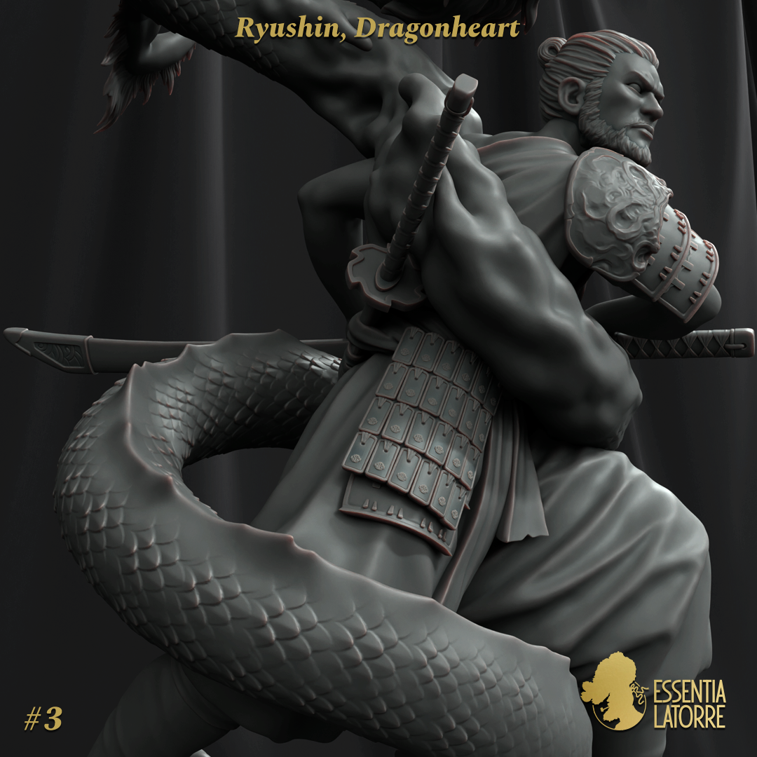 Scale75 Ryushin Dragonheart figurka 80 mm resinová