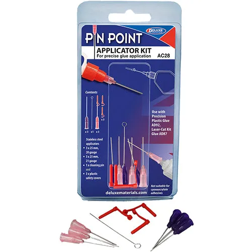 Deluxe Materials Pin Point aplikátor lepidla sada jehel