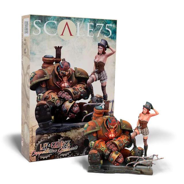 Scale75 Steam Wars Liz CopperCotton & George Steelheart figurka 75 mm