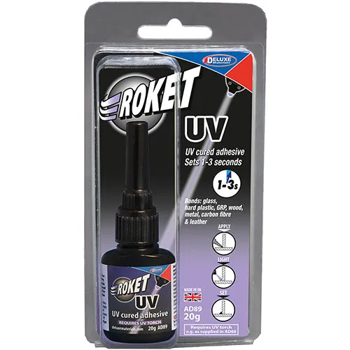 Deluxe Materials Roket UV AD89 UV lepidlo 20 g čiré
