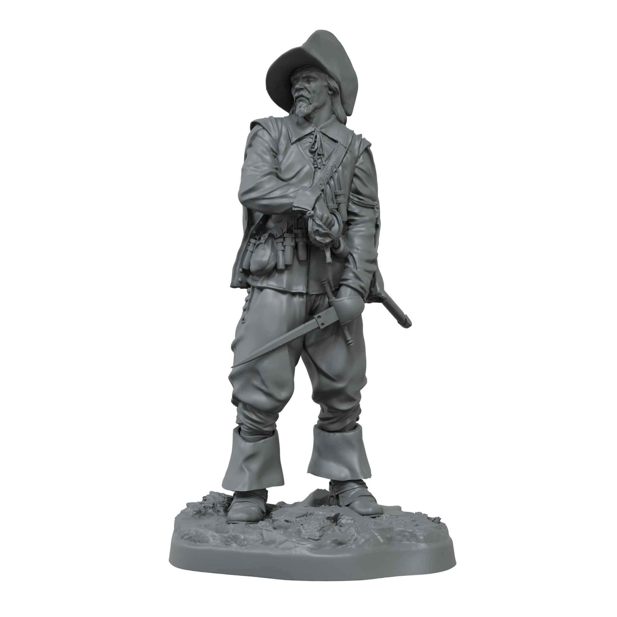 Scale75 Spanish Musketeer Rocroi 1643 figurka 75 mm