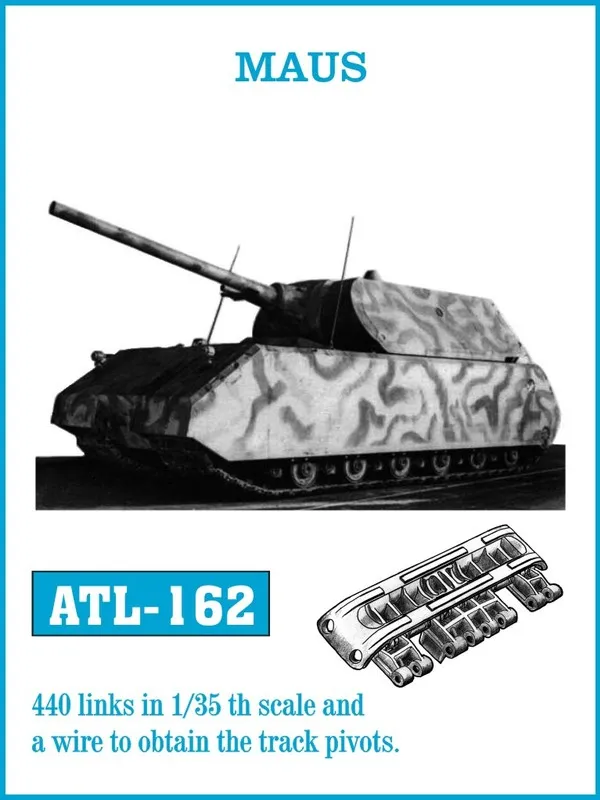 Friulmodel ATL-162 Maus kovové pásy 1/35 440 článků