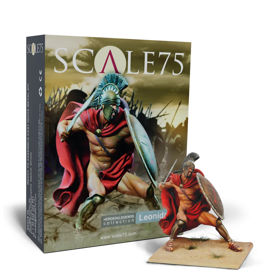 Scale75 Heroes & Legends Leonidas figurka 75 mm nenalakovaná