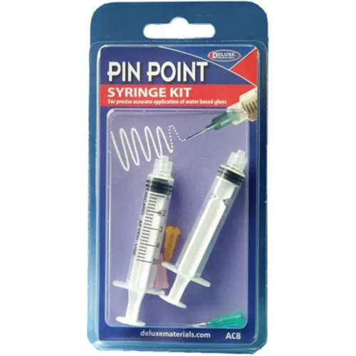 Deluxe Materials Pin Point dávkovací stříkačky sada 2 ks