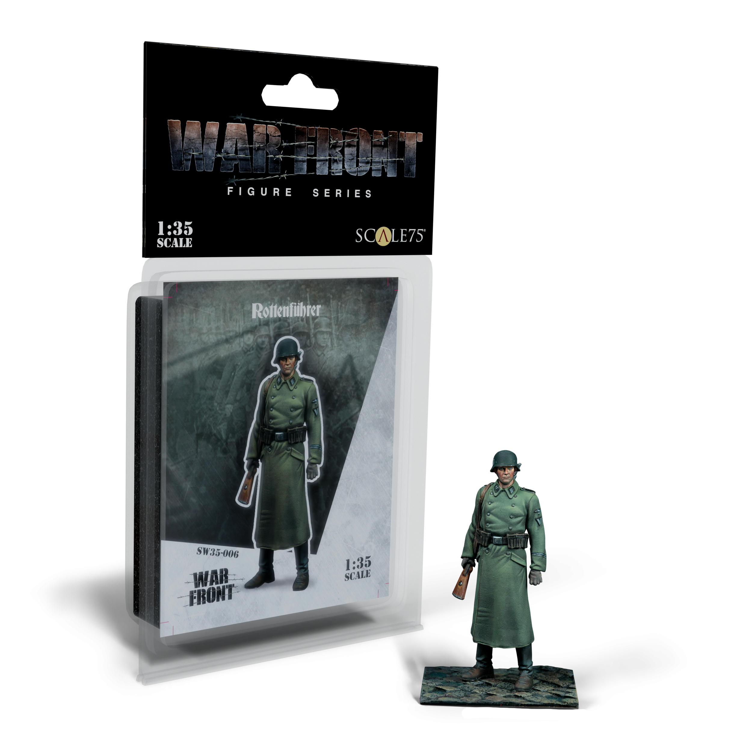 Scale75 Warfront Rottenfuhrer figurka 1/35 resin nenabarvená
