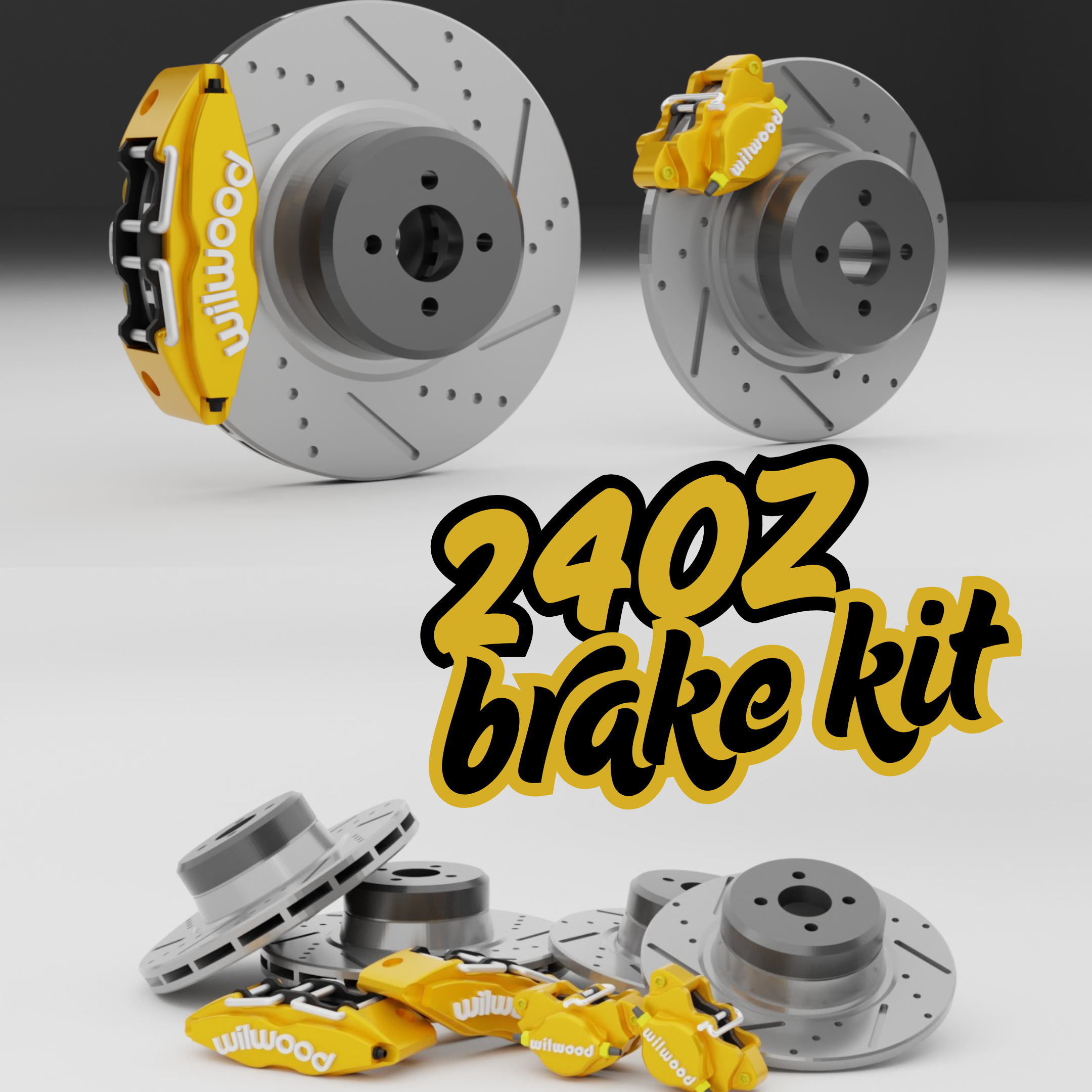 Yamamoto Nissan 240Z Brake Kit brzdy 1/24 bez obtisků