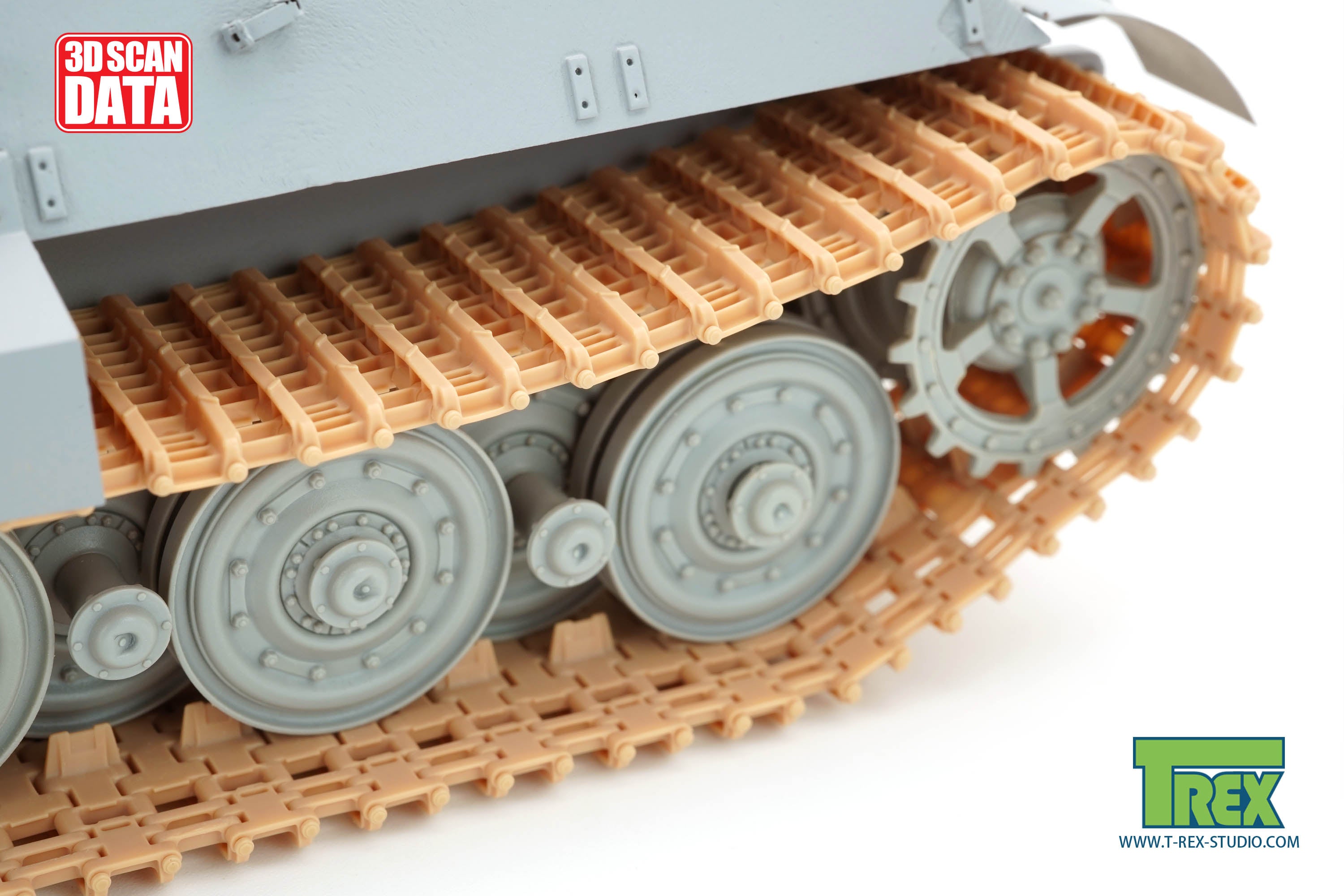 T-Rex Studio King Tiger Tracks Initial Pattern 2 pásy 1/35