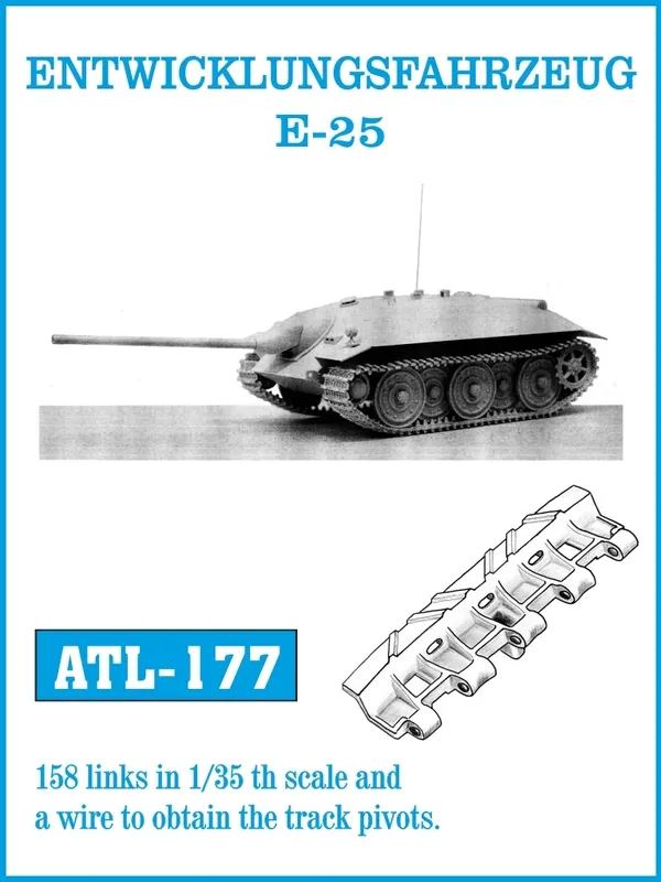 Friulmodel ATL-177 E-25 kovové pásy 1/35 158 článků